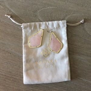 Pink Kendra Scott earrings